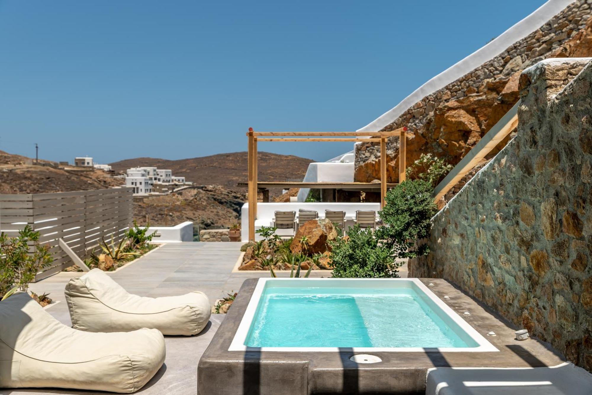Miramare Suites Mykonos Merchia Beach Exterior foto